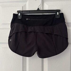 Lululemon run Speed Up Short 2.5"Sz 8